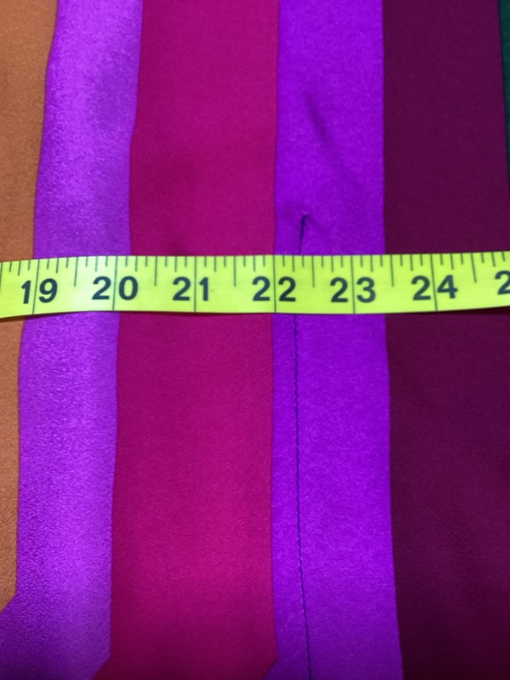 Trina Turk Rainbow stripped  Kaftan Dress - Picture 8 of 9